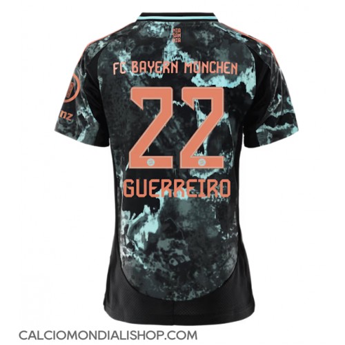 Maglie da calcio Bayern Munich Raphael Guerreiro #22 Seconda Maglia Femminile 2024-25 Manica Corta